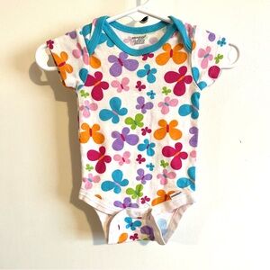 Colorful Floral Kids One Piece